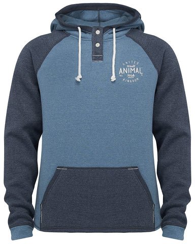 Panelled hooded top · illustrative garment image